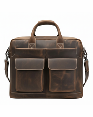 The Vintage Executive Leather Briefcase — Where Heritage Meets Modern Utility