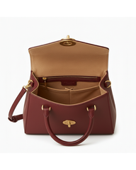 Burgundy Mini Top-Handle