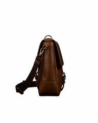 Heritage Tan Leather Messenger Bag – Classic Work & Travel Companion for Modern Gentlemen