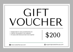 $200 Lux Leather USA Gift Card