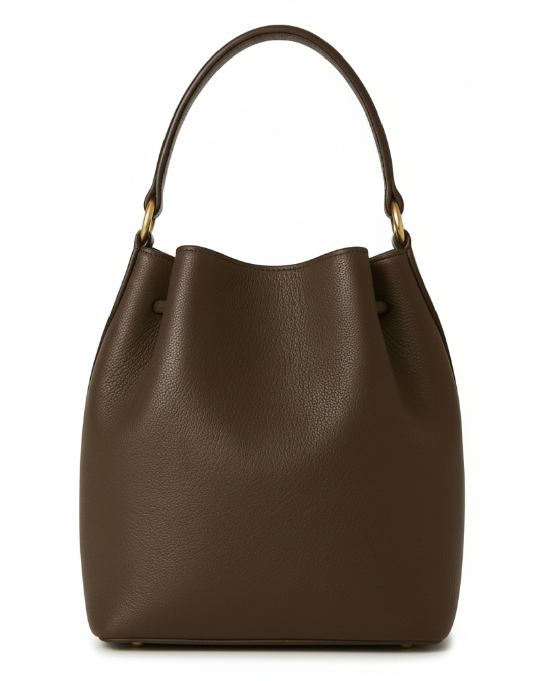 Brown Leather Bucket Ladies Leather Bag