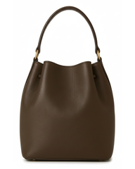 Brown Leather Bucket Ladies Leather Bag