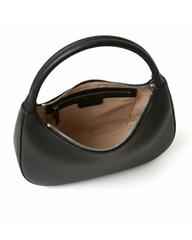 Sleek Crescent-Shape Hobo Women’s Leather Handbag