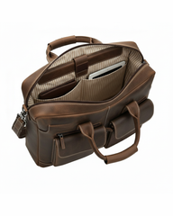 The Vintage Executive Leather Briefcase — Where Heritage Meets Modern Utility
