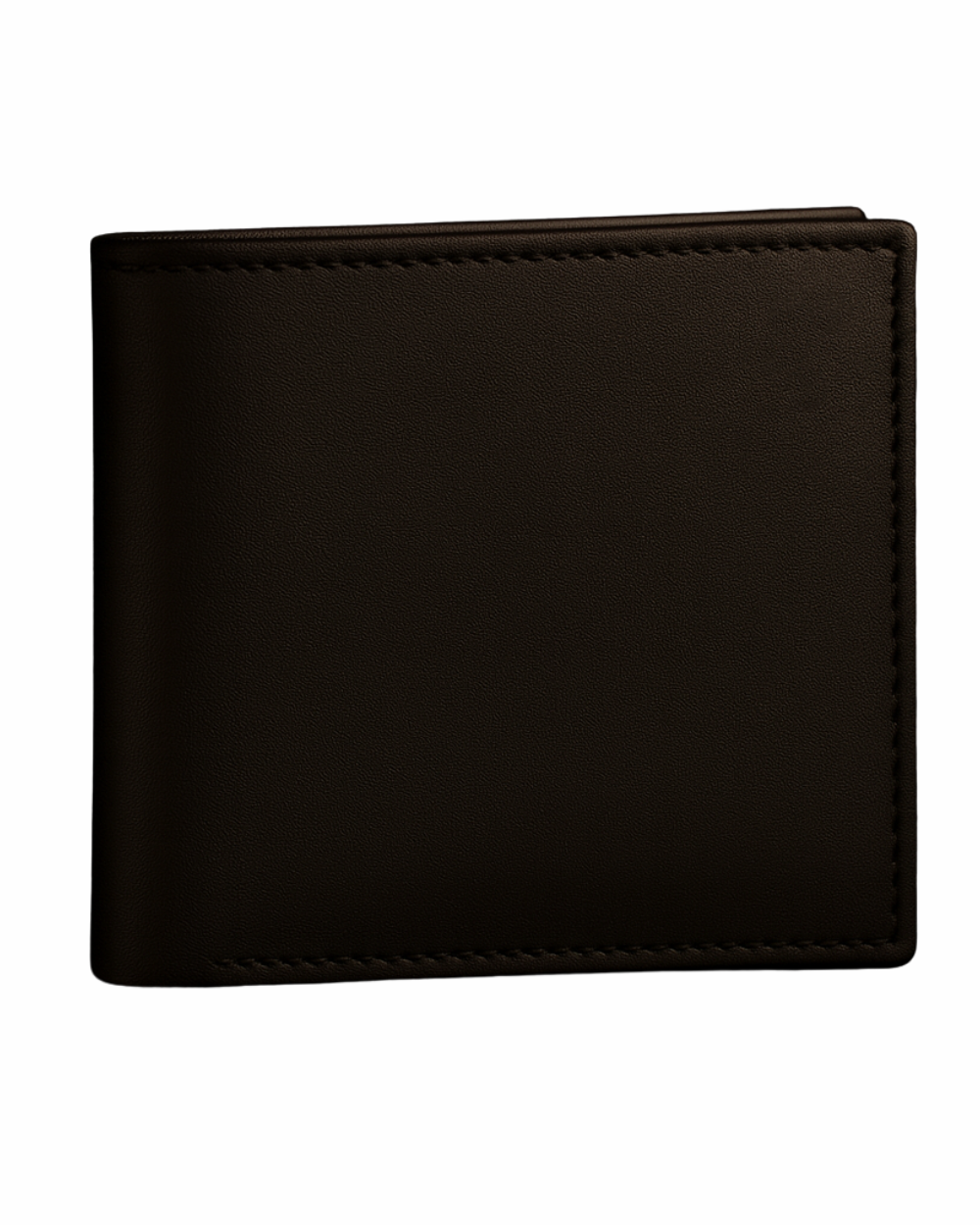 Dual-Tone Genuine Leather Bi-Fold Wallet for Men