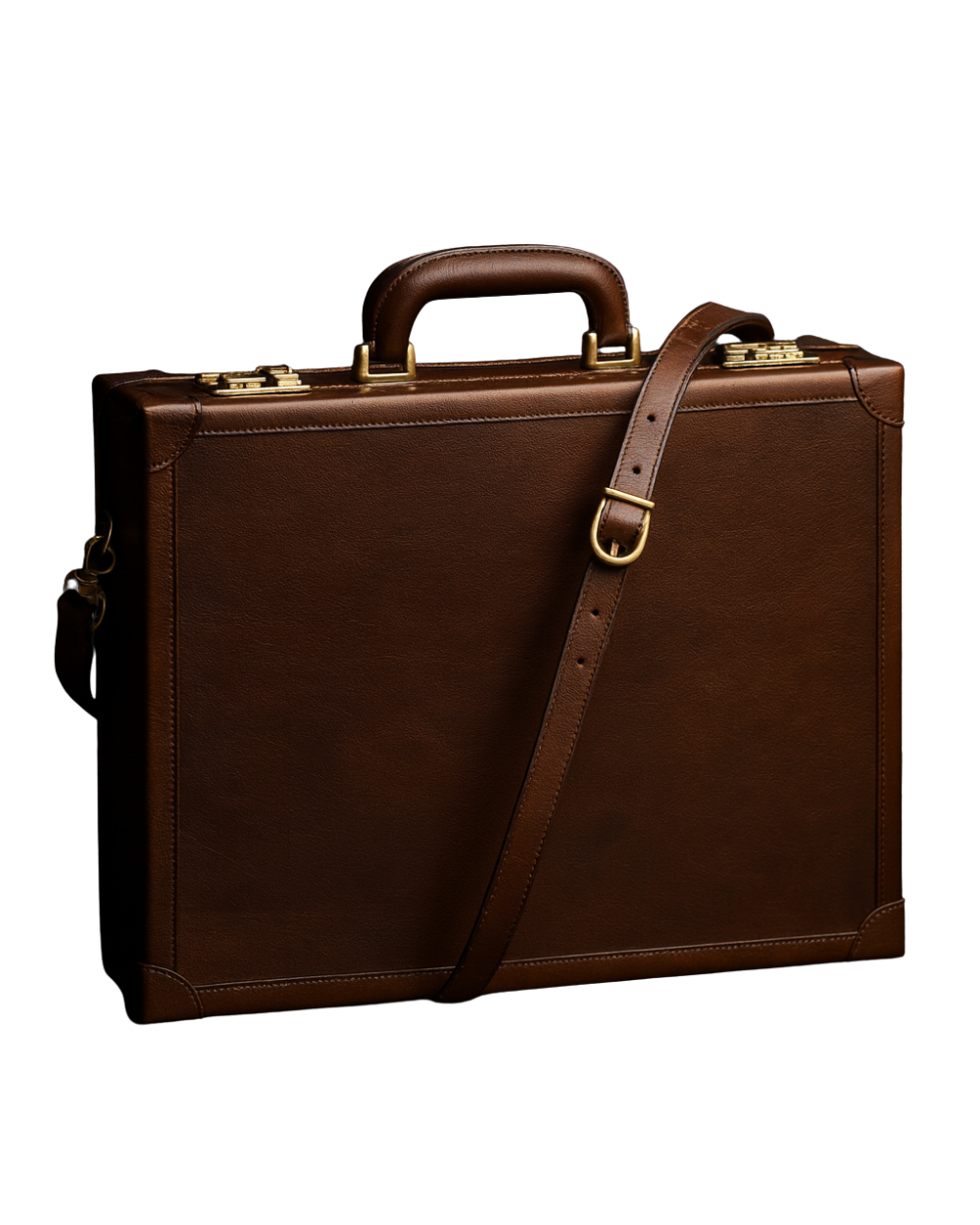 The Executive Heritage Leather Briefcase — Timeless Power, Modern Precision
