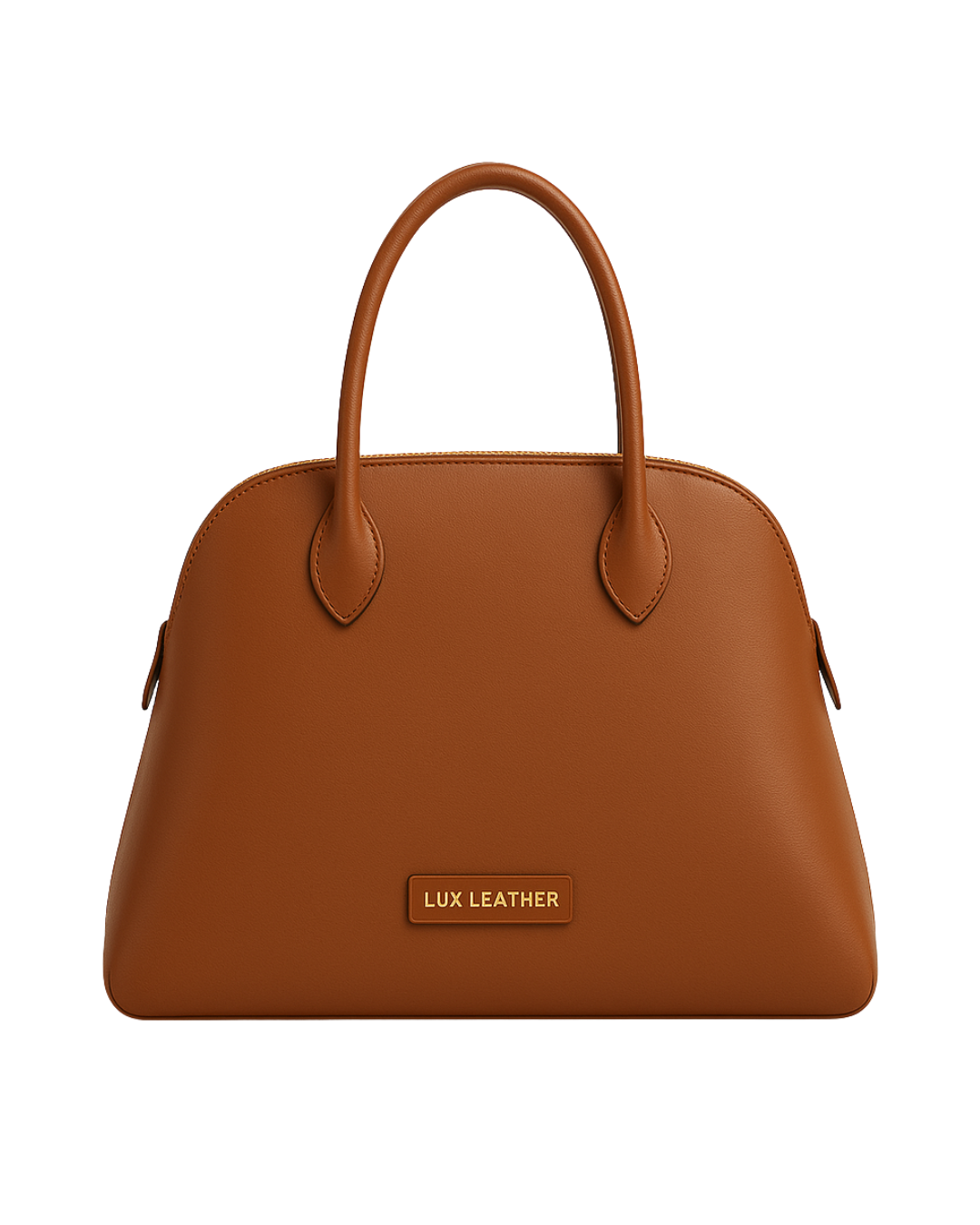Low Key Duffle Tote – Smooth Tan Leather |  Lux Leather Women Leather Bag