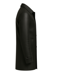 Metroline Classic Men’s Leather Car Coat