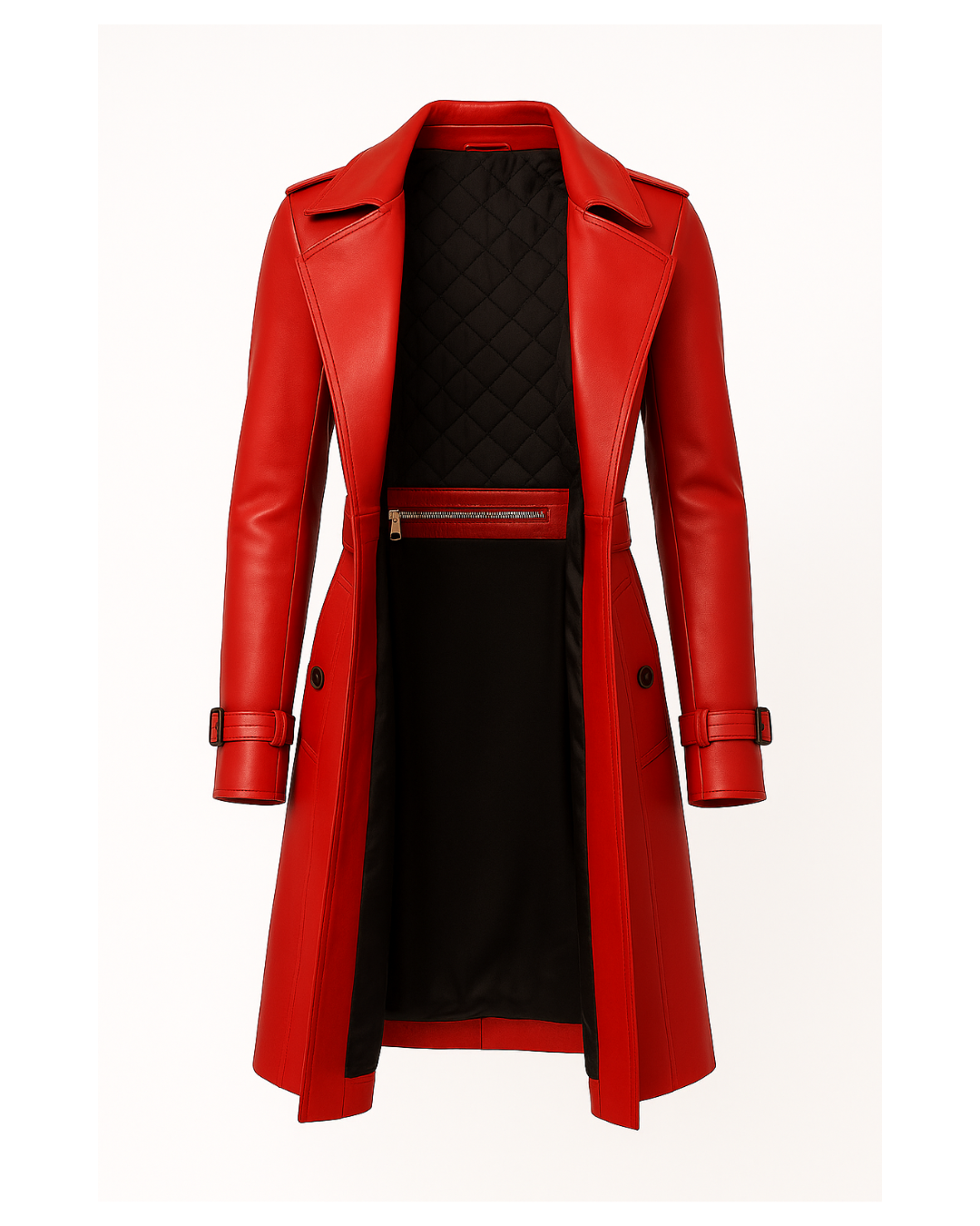 Scarlet Sienna City Trench Coat