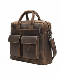 The Vintage Executive Leather Briefcase — Where Heritage Meets Modern Utility