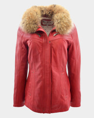 womens-leather-jacket-with-detachable-collar-dalia-ignite-red