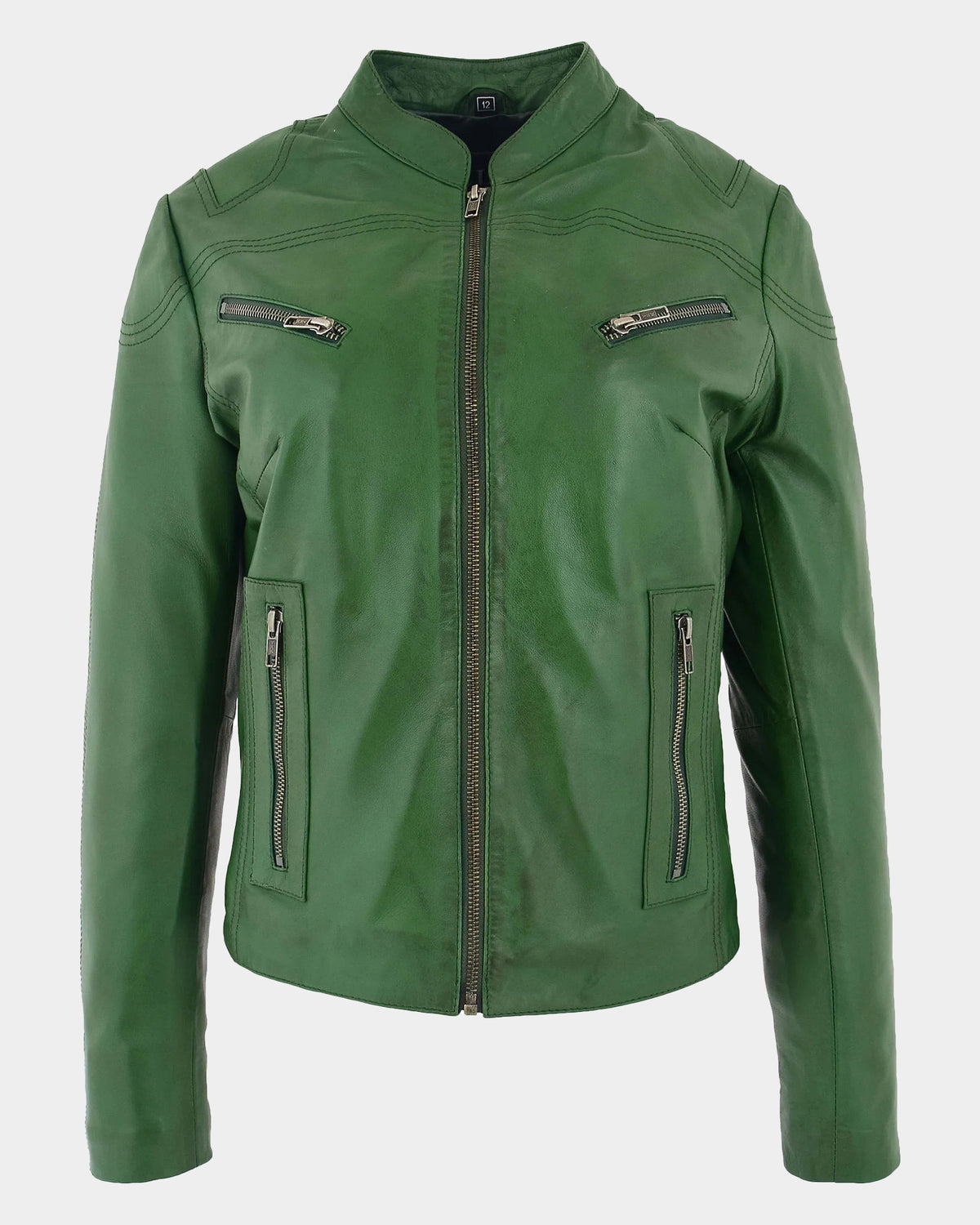 womens-leather-standing-collar-jacket-becky-aurora-green