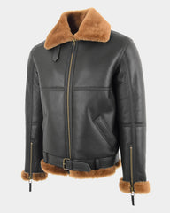 Original RAF Flying Sheepskin Jacket Tyler Zenith Brown Ginger