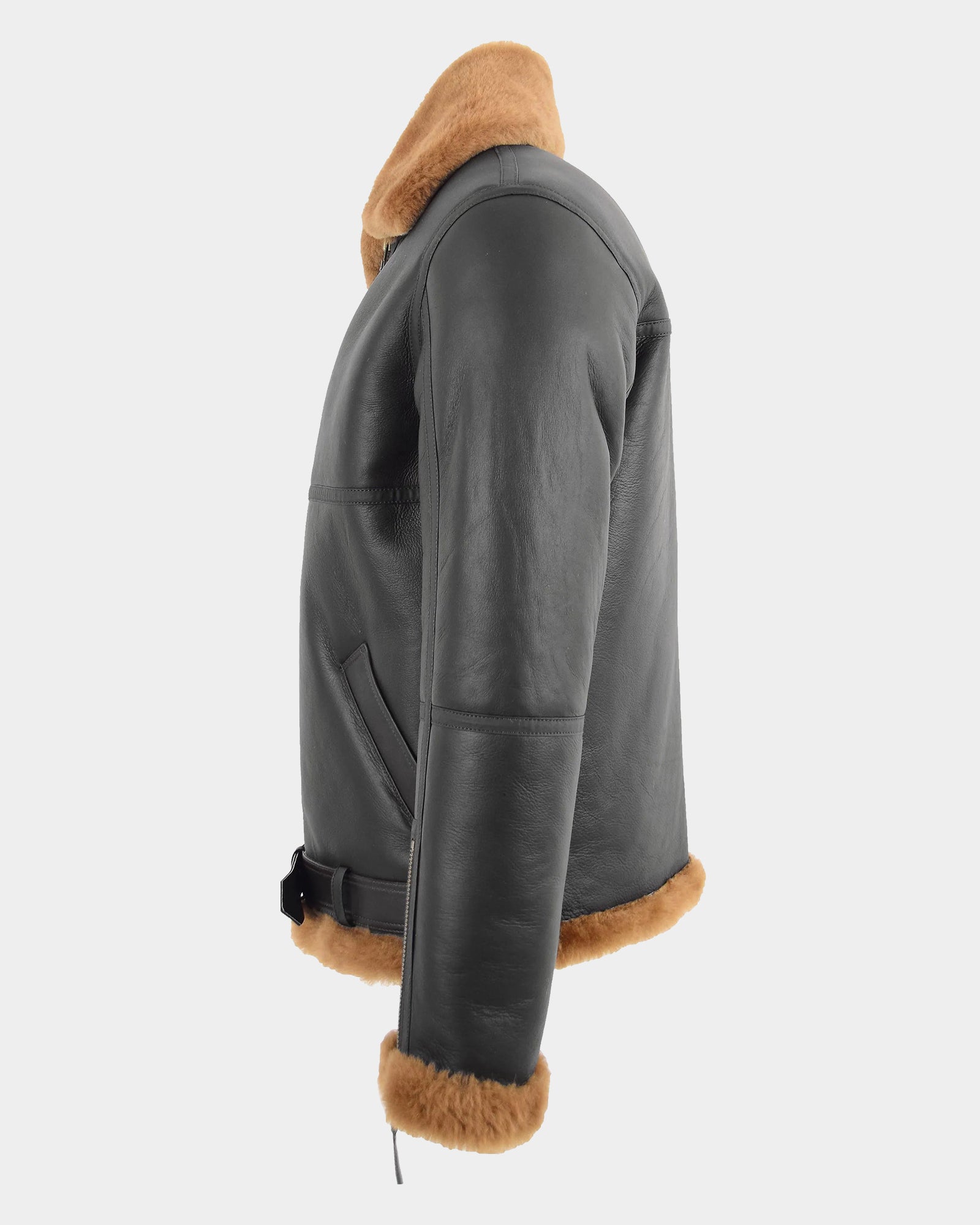 Original RAF Flying Sheepskin Jacket Tyler Zenith Brown Ginger